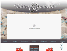 Tablet Screenshot of chateauanquetil.com